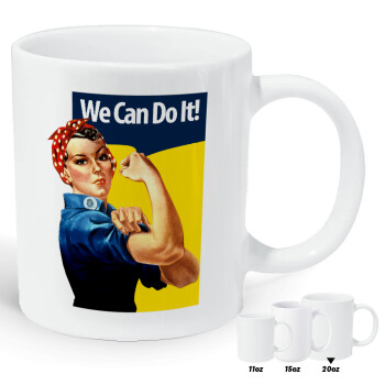Rosie we can do it!, Κούπα Giga, κεραμική, 590ml