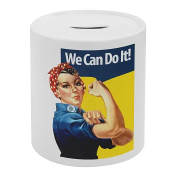 Rosie we can do it!, Κουμπαράς πορσελάνης με τάπα