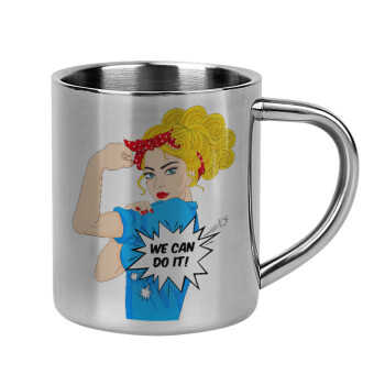 We can do it!, Mug Stainless steel double wall 300ml