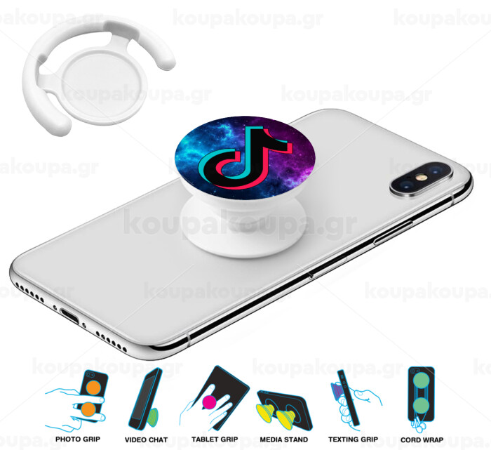 tiktok space galaxy, Phone Holders Stand Λευκό Βάση Στήριξης Κινητού στο  Χέρι