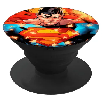 Superman angry, Phone Holders Stand  Μαύρο Βάση Στήριξης Κινητού στο Χέρι