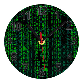 Matrix, Ρολόι τοίχου γυάλινο (20cm)