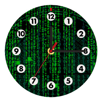 Matrix, Ρολόι τοίχου ξύλινο (20cm)