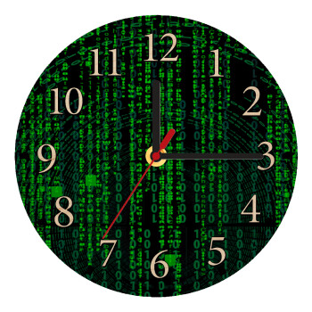 Matrix, Ρολόι τοίχου ξύλινο plywood (20cm)