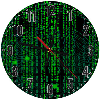 Matrix, Ρολόι τοίχου ξύλινο (30cm)