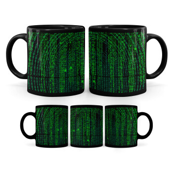 Matrix, Mug black, ceramic, 330ml