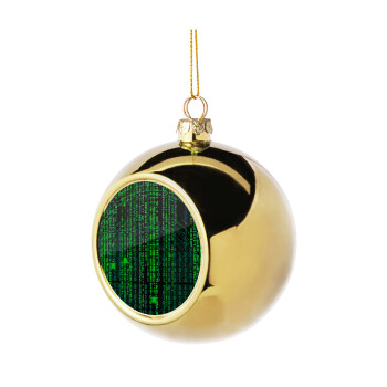 Matrix, Χριστουγεννιάτικη μπάλα δένδρου Χρυσή 8cm