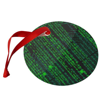 Matrix, Χριστουγεννιάτικο στολίδι γυάλινο 9cm
