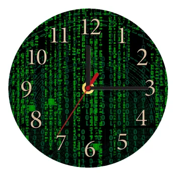 Matrix, Ρολόι τοίχου ξύλινο plywood (20cm)