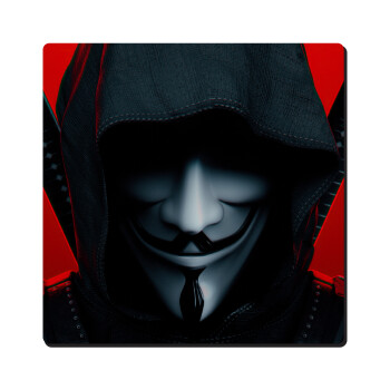 V for Vendetta, Τετράγωνο μαγνητάκι ξύλινο 6x6cm