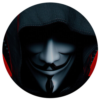 V for Vendetta, Mousepad Round 20cm