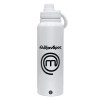1L Stainless Steel Thermal Bottle with Phone Holder & Double Wall Insulation