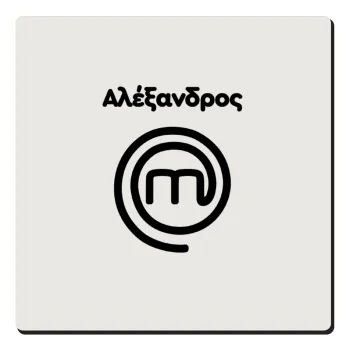 Master Chef Greece, Τετράγωνο μαγνητάκι ξύλινο 6x6cm