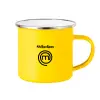 Yellow Enamel Metallic Cup 360ml