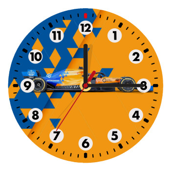 McLaren Formula 1, Wooden wall clock (20cm)
