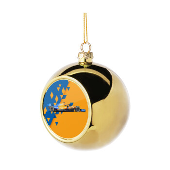McLaren Formula 1, Χριστουγεννιάτικη μπάλα δένδρου Χρυσή 8cm