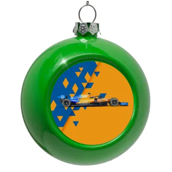 McLaren Formula 1, Green Christmas tree ornament bauble 8cm