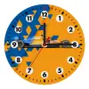 Wooden wall clock (20cm)