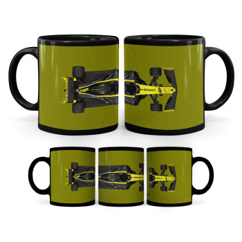 Renault Formula 1, Mug black, ceramic, 330ml