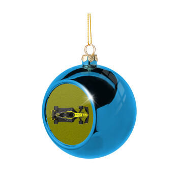 Renault Formula 1, Blue Christmas tree ball ornament 8cm