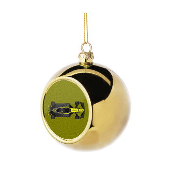 Renault Formula 1, Χριστουγεννιάτικη μπάλα δένδρου Χρυσή 8cm