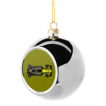 Renault Formula 1, Χριστουγεννιάτικη μπάλα δένδρου Ασημένια 8cm
