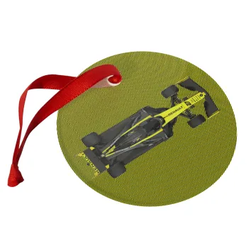 Renault Formula 1, Christmas ornament glass 9cm