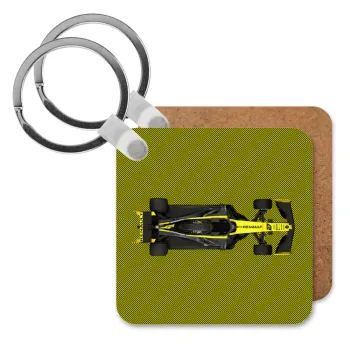 Renault Formula 1, Μπρελόκ Ξύλινο τετράγωνο MDF