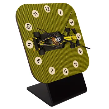 Renault Formula 1, Επιτραπέζιο ρολόι σε φυσικό ξύλο (10cm)