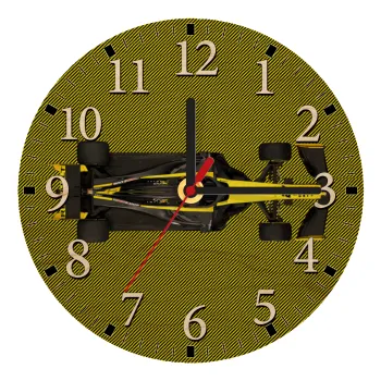Renault Formula 1, Ρολόι τοίχου ξύλινο plywood (20cm)