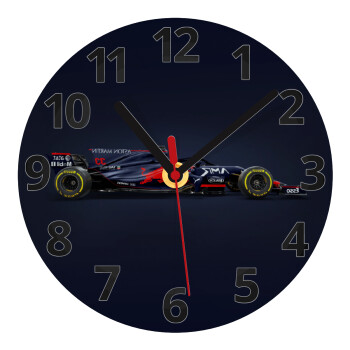 Redbull Formula 1, Ρολόι τοίχου γυάλινο (20cm)