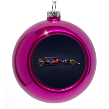 Redbull Formula 1, Purple Christmas tree ornament bauble 8cm