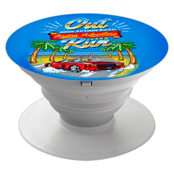 outrun game, Phone Holders Stand  White Hand-held Mobile Phone Holder