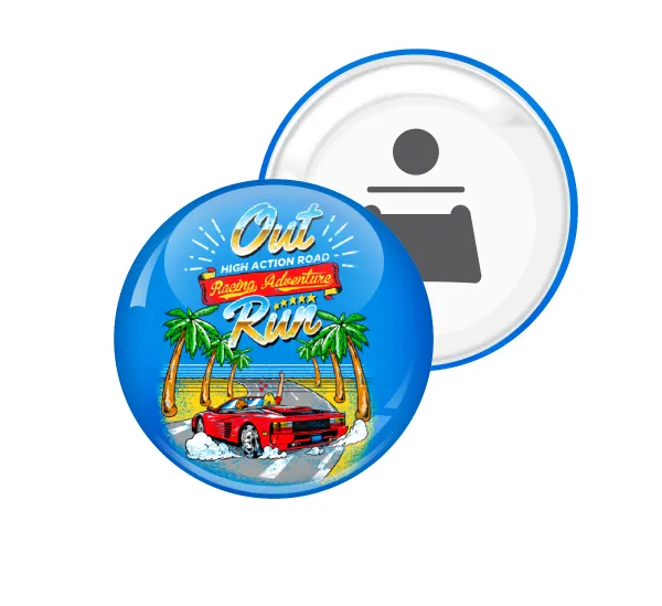 outrun game — Μαγνητάκι & Ανοιχτήρι (5.9cm)