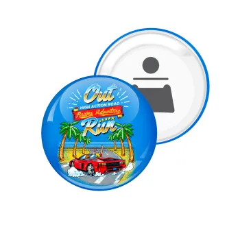 outrun game, Μαγνητάκι και ανοιχτήρι μπύρας στρογγυλό διάστασης 5,9cm