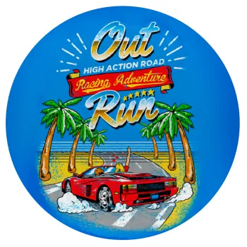 outrun game, Mousepad Round 20cm