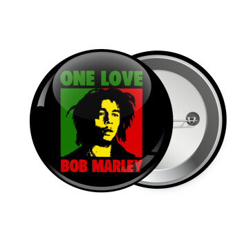 Bob marley, one love, Κονκάρδα παραμάνα 7.5cm