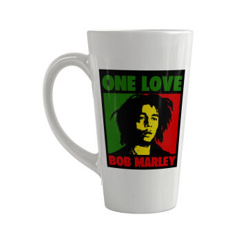Bob marley, one love, Κούπα Latte Μεγάλη, κεραμική, 450ml
