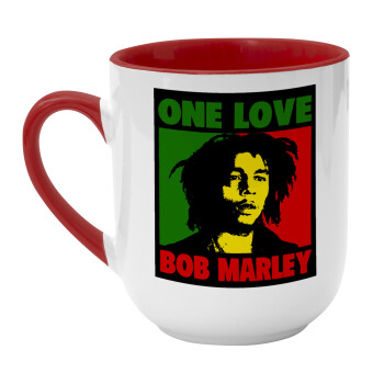 Bob marley, one love, Κούπα κεραμική tapered 260ml