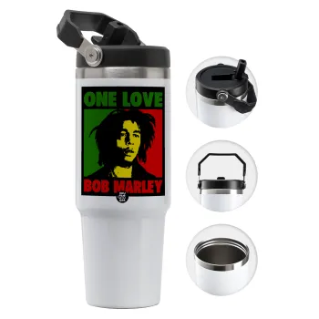 Bob marley, one love, Θερμός Ανοξείδωτο 30oz με χερούλι