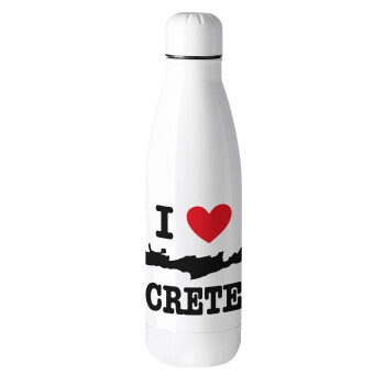 I Love Crete, Metal mug thermos (Stainless steel), 500ml