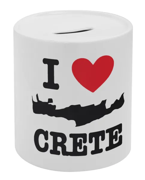 I Love Crete — Porcelain money box with stopper