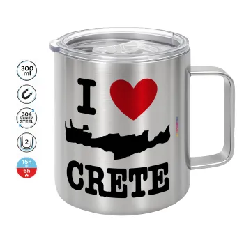 I Love Crete, Κούπα Ανοξείδωτη διπλού τοιχώματος 300ml