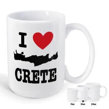 I Love Crete, Κούπα Mega, κεραμική, 450ml