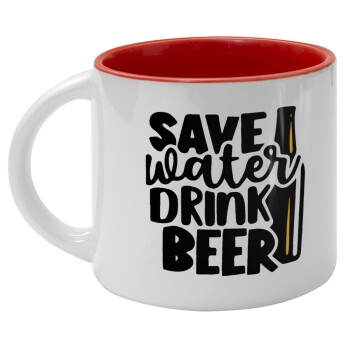 Save Water, Drink BEER, Κούπα κεραμική 400ml