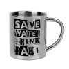 Mug Stainless steel double wall 300ml