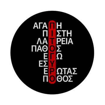 Πιτόγυρο πόθος, Επιφάνεια κοπής γυάλινη στρογγυλή (30cm)