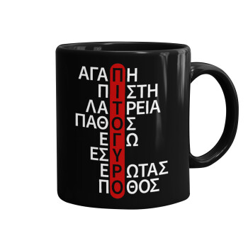 Πιτόγυρο πόθος, Κούπα Μαύρη, κεραμική, 330ml