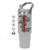 GREY color, 890ml (30oz) stainless Steel Tumbler with Handle