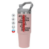 Pink color, 890ml (30oz) stainless Steel Tumbler with Handle